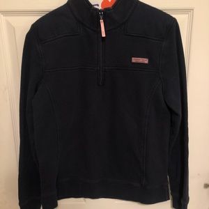 Navy Vineyard Vines Shep Shirt (Medium)
